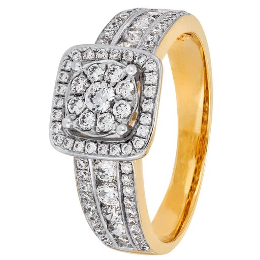 Story of Love Helsinki timanttisormus 0,70ct keltakulta