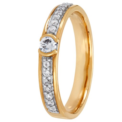 Story of Love Athen timanttisormus 0,21ct keltakulta