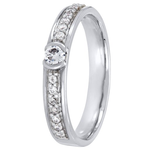 Story of Love Athen timanttisormus 0,21ct valkokulta