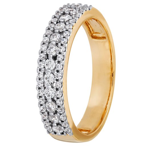 Story of Love Lausanne timanttisormus 0,43ct keltakulta