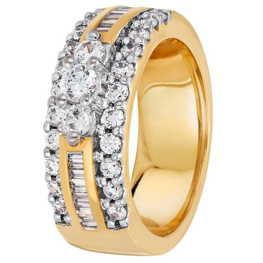 Story of Love Las Vegas timanttisormus 1,03ct keltakulta