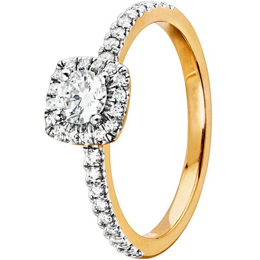 Story of Love New York timanttisormus 0,50ct keltakulta
