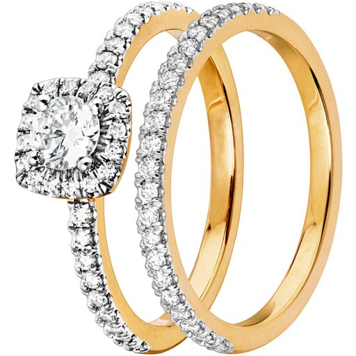 Story of Love Venice timanttisormus 0,18ct keltakulta
