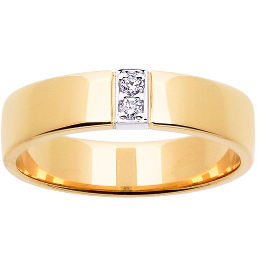 Princess Therese timanttisormus 0,04ct keltakulta