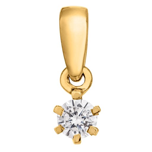Story of Love Rome timanttiriipus 0,10ct keltakulta