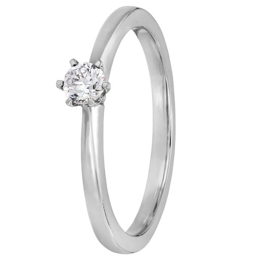 Story of Love Rome timanttisormus 0,15ct valkokulta