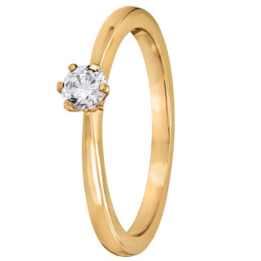 Story of Love Rome timanttisormus 0,20ct keltakulta