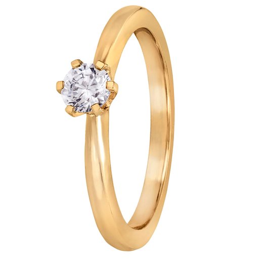 Story of Love Rome timanttisormus 0,30ct kultakulta