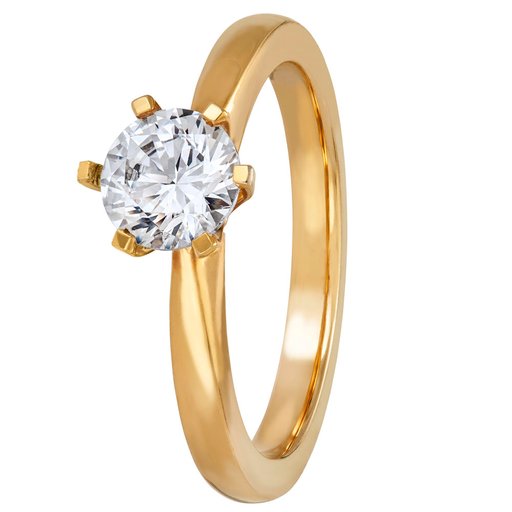 Story of Love Rome timanttisormus 0,75ct keltakulta