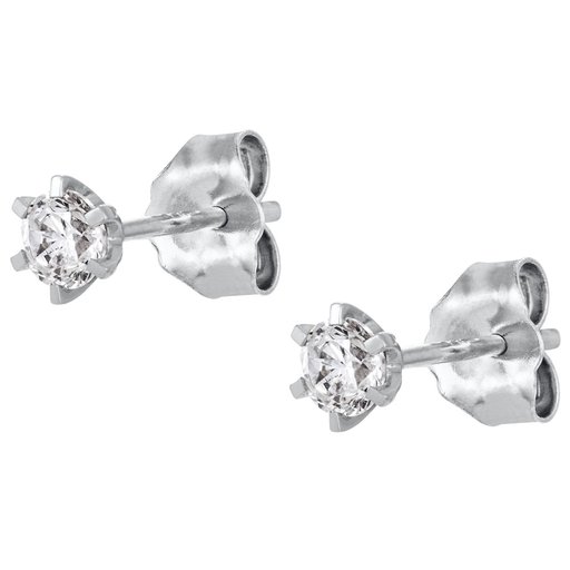 Story of Love Rome timanttikorvakorut 0,30ct valkokulta