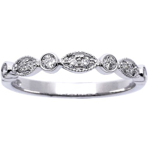 Princess Charlene timanttisormus 0,21ct valkokulta