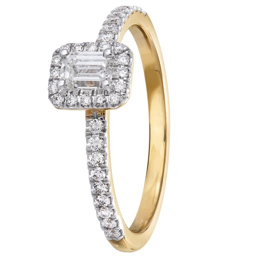 Story of Love Los Angeles timanttisormus 0,50ct keltakulta