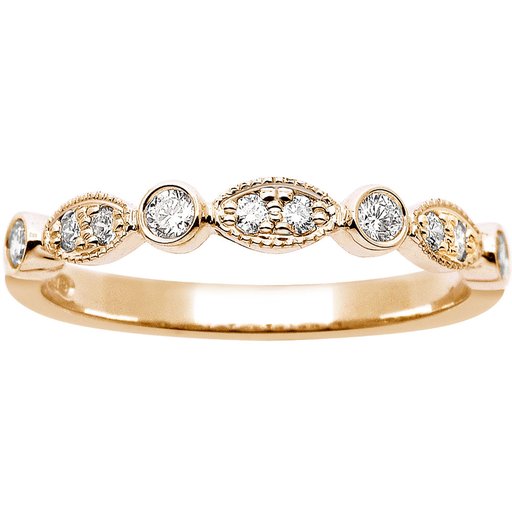 Princess Charlene timanttisormus 0,21ct keltakulta