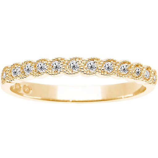 Princess Leonore timanttisormus 0,12ct keltakulta