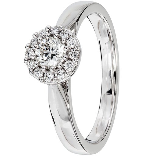 Story of Love Prague timanttisormus 0,43ct valkokulta
