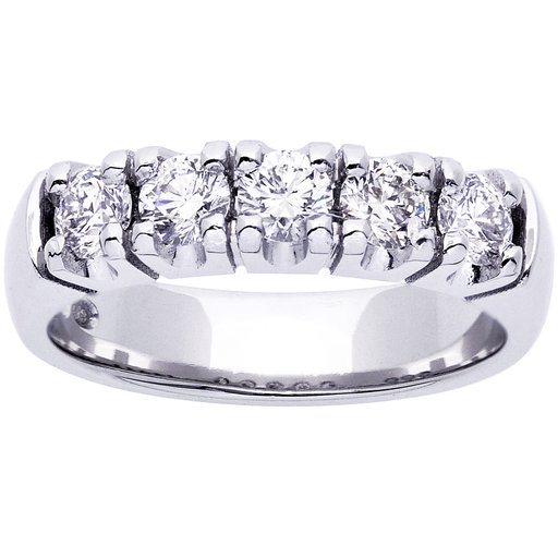 Princess Ulrika timanttisormus 0,70ct valkokulta