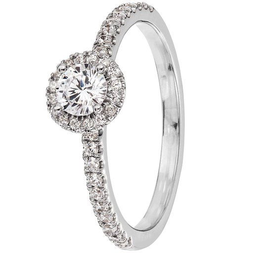 Story of Love Honolulu timanttisormus 0,52ct valkokulta