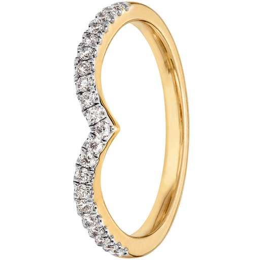 Story of Love Seville timanttisormus 0,19ct keltakulta