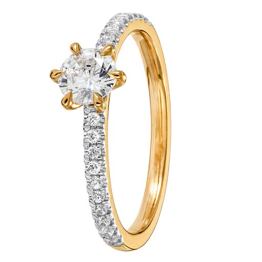 Story of Love Stockholm timanttisormus 0,65ct keltakulta