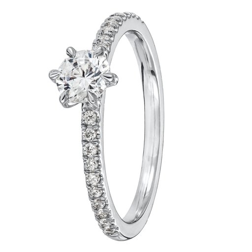 Story of Love Stockholm timanttisormus 0,65ct valkokulta
