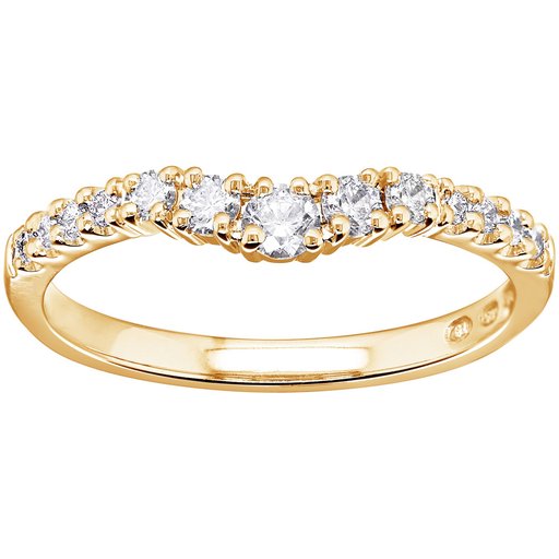 Princess Josephine timanttisormus 0,29ct keltakulta
