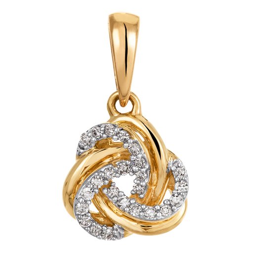 Timanttiriipus 0,05ct, solmu keltakulta