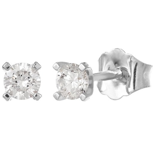 Story of Love Paris timanttikorvakorut 0,25ct valkokulta