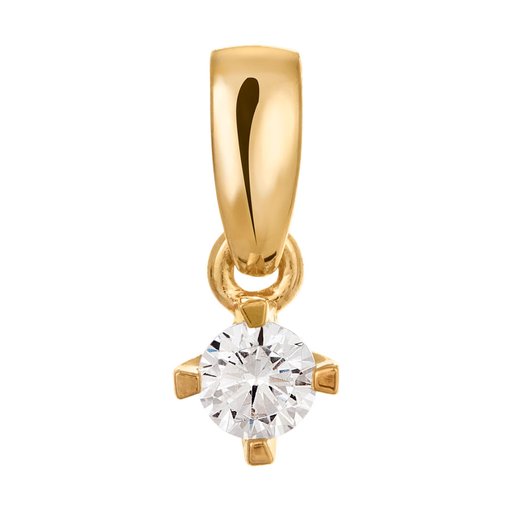 Story of Love Paris timanttiriipus 0,10ct keltakulta