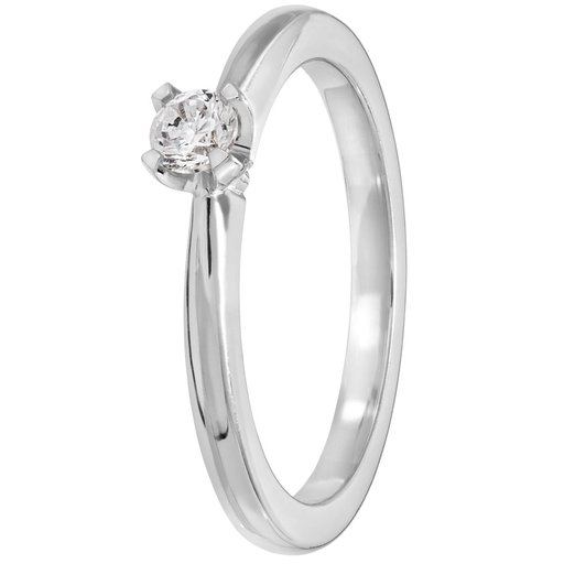 Story of Love Paris timanttisormus 0,15ct valkokulta