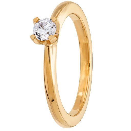 Story of Love Paris timanttisormus 0,25ct keltakulta