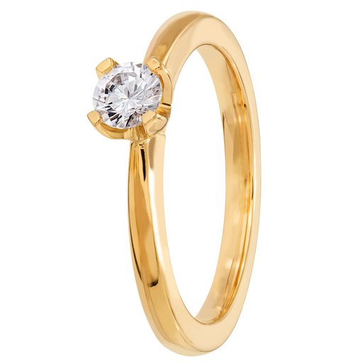 Story of Love Paris timanttisormus 0,30ct keltakulta