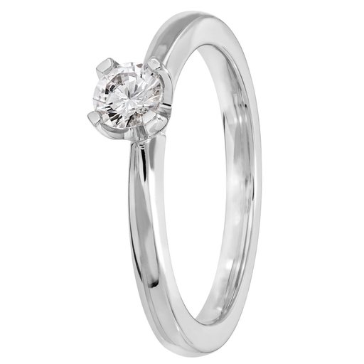Story of Love Paris timanttisormus 0,30ct valkokulta