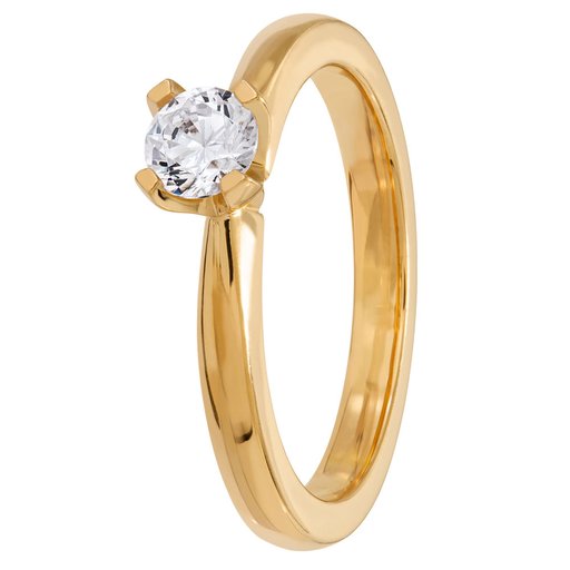 Story of Love Paris timanttisormus 0,40ct keltakulta