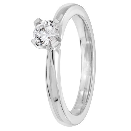 Story of Love Paris timanttisormus 0,40ct valkokulta