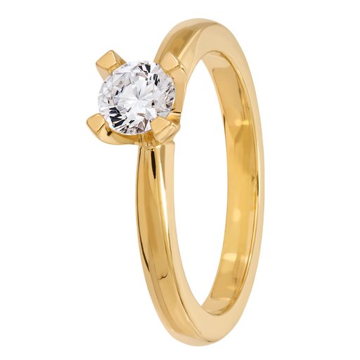 Story of Love Paris timanttisormus 0,50ct keltakulta