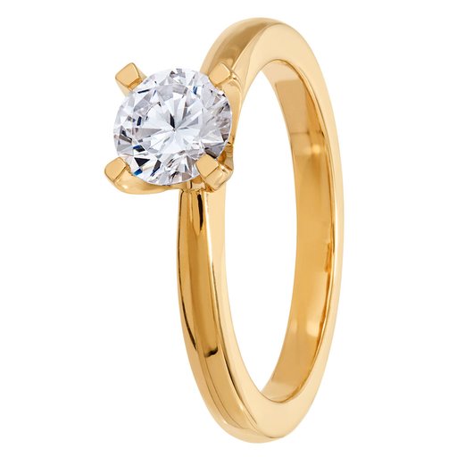 Story of Love Paris timanttisormus 0,75ct keltakulta