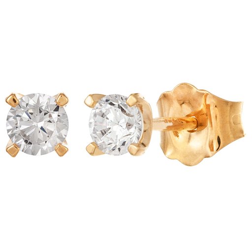 Story of Love Paris timanttikorvakorut 0,30ct keltakulta