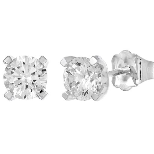 Story of Love Paris timanttikorvakorut 1,00ct valkokulta