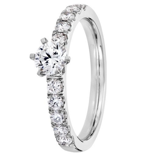 Story of Love Cannes timanttisormus 0,80ct valkokulta