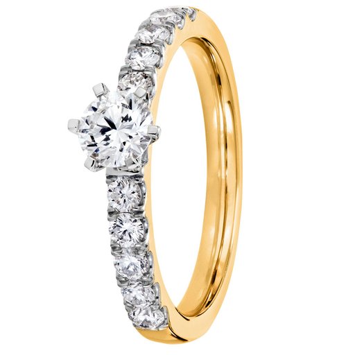 Story of Love Cannes timanttisormus 0,80ct keltakulta