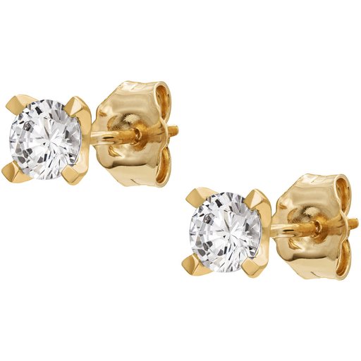 Story of Love Paris timanttikorvakorut 0,60ct keltakulta