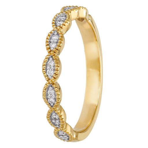 Story of Love Florence timanttisormus 0,09ct keltakulta