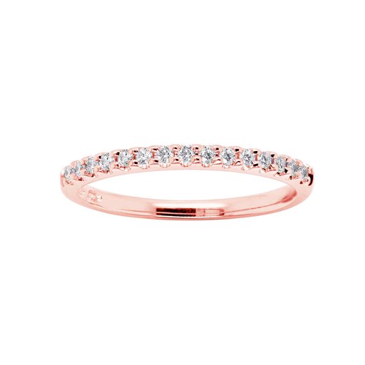 Princess Isabella timanttisormus 0,15ct punakulta