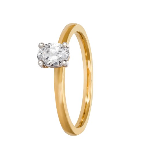 Story of Love Sorrento timanttisormus 0,50ct keltakulta