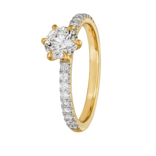 Story of Love Stockholm timanttisormus 1,00ct keltakulta