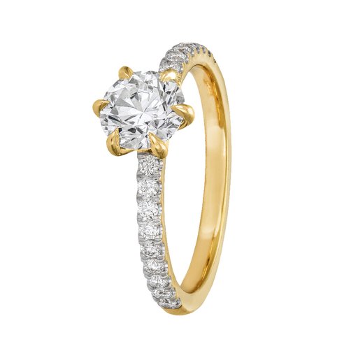 Story of Love Stockholm timanttisormus 1,25ct keltakulta