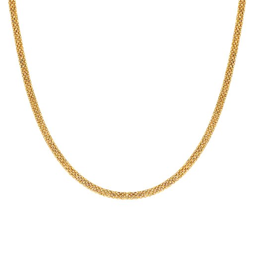 Kultainen mesh -kaulaketju 4,8mm 50cm