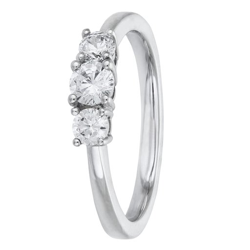 Story of Love Barcelona timanttisormus 0,50ct valkokulta