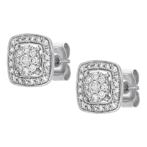 Timanttikorvakorut yht 0,23ct W/P valkokulta
