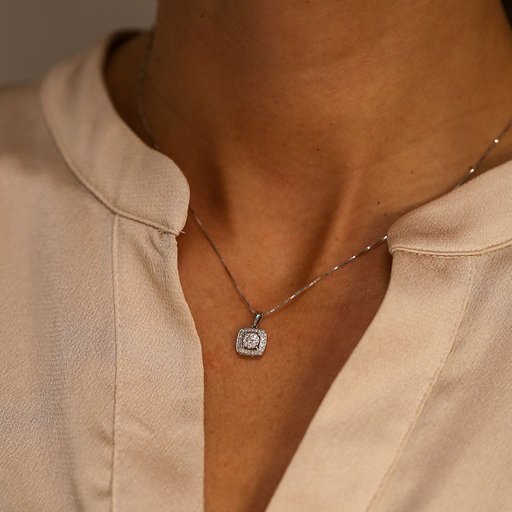 Timanttiriipus yht. 0,15ct W/P valkokulta